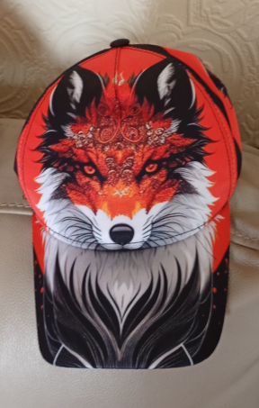 Coloured Fox Hat